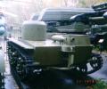 танк Т-38, вид сзади на руль