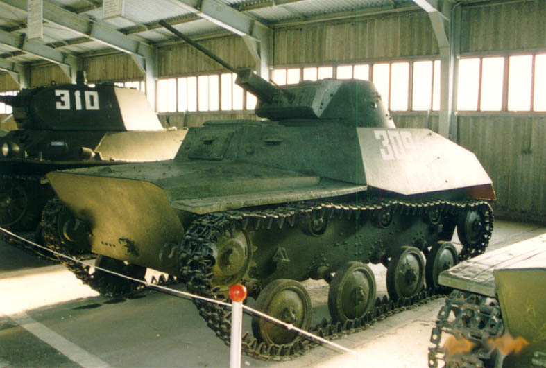 Танк Т-40, в музее