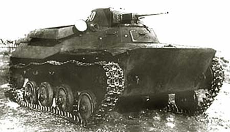 Танк Т-40, на манёврах