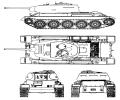 танк Т-43, чертёж