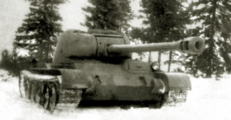 Танк Т-44, зимой