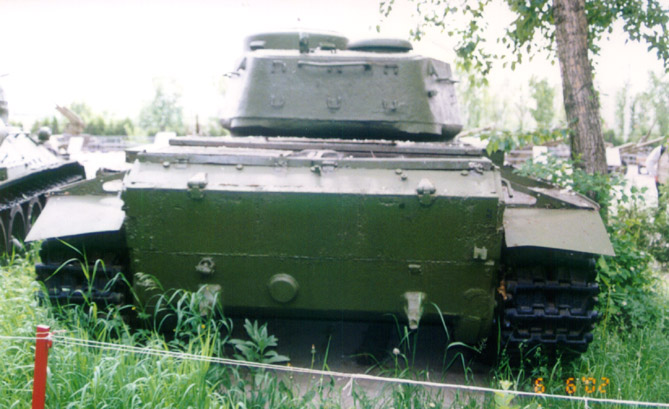 Танк Т-44, вид сзади