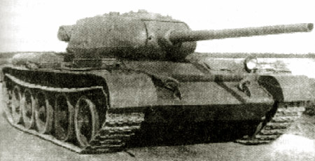 Танк Т-44, в поле