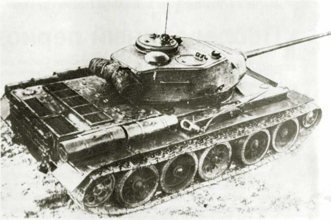 Танк Т-44, вид сверху