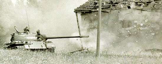 Танк Т-44, в засаде
