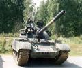 танк Т-44, с фарой искателем