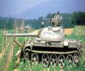 танк Т-44, с отвалом
