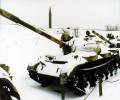 танк Т-44, зимний экспонат