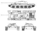 танк Т-44, чертёж