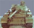 танк Т-44, вид спереди сверху