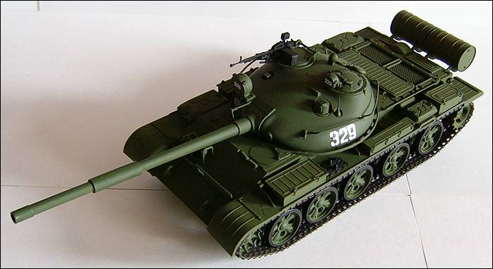 Танк Т-62, модель