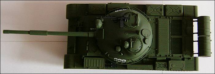 Т-62, вид сверху