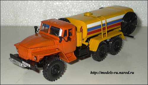 Бензовоз АТЗ-5625, на базе УРАЛ